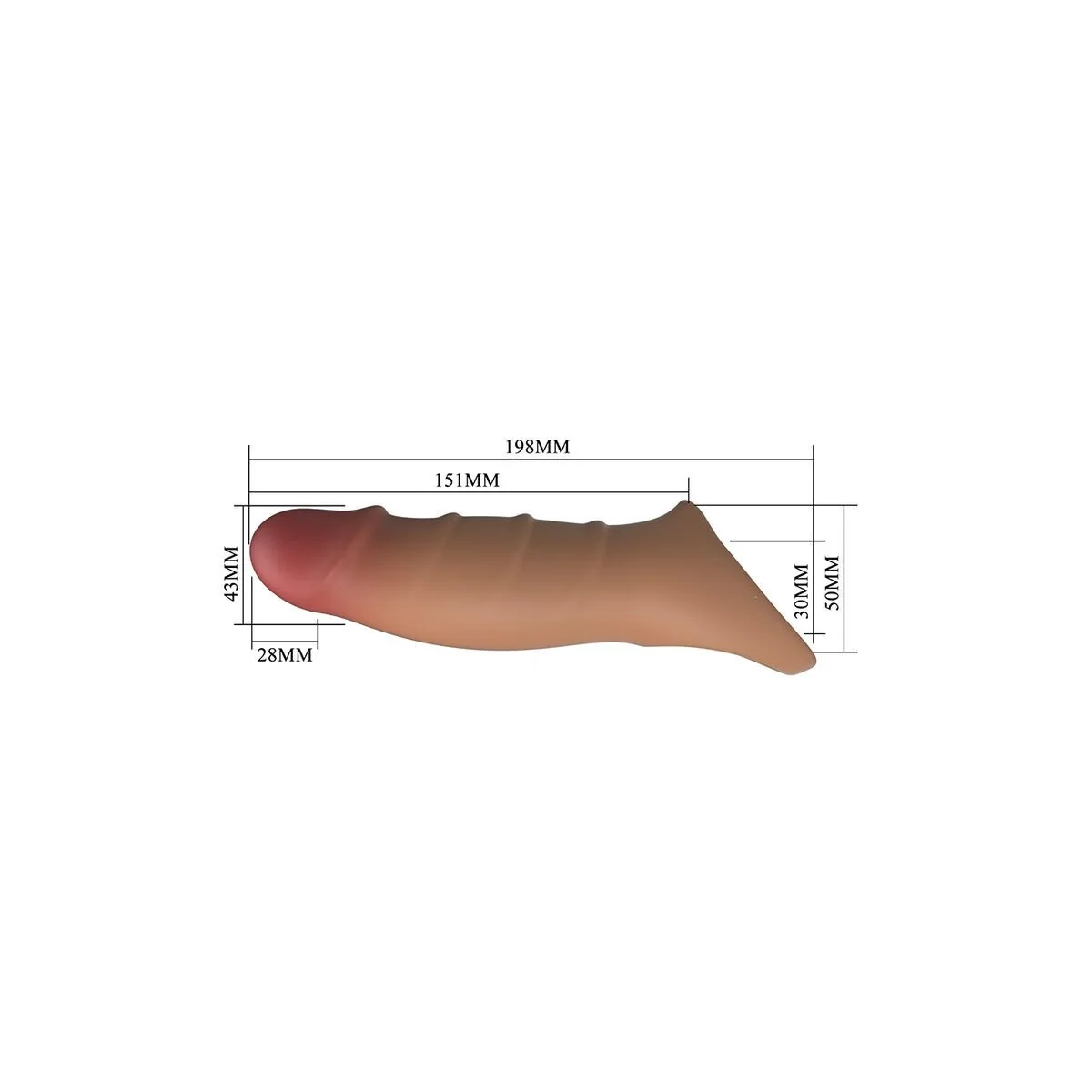 Damien Realistic Extender Cover von For Him