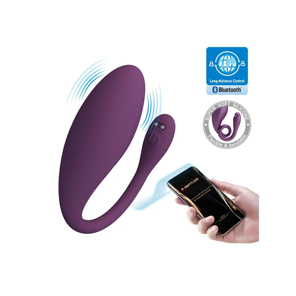 Dora Unsichtbarer Vibrator mit Kostenloser App von App Series