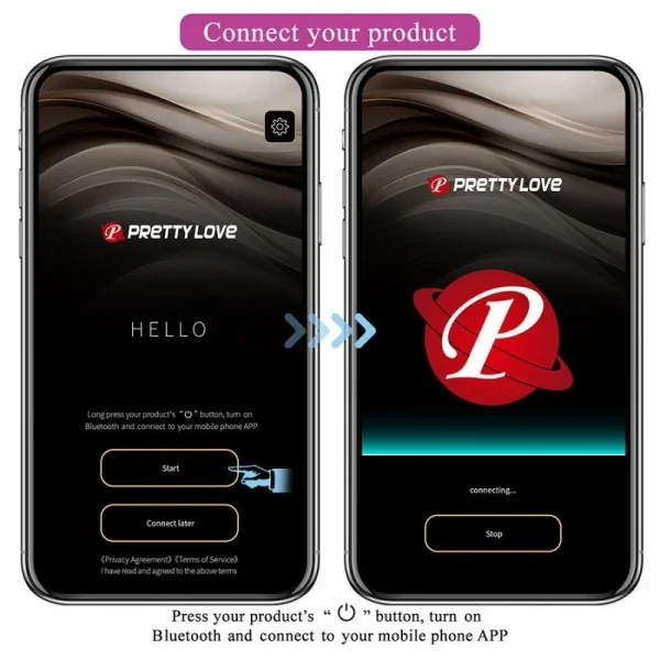 Dora Unsichtbarer Vibrator mit Kostenloser App von App Series