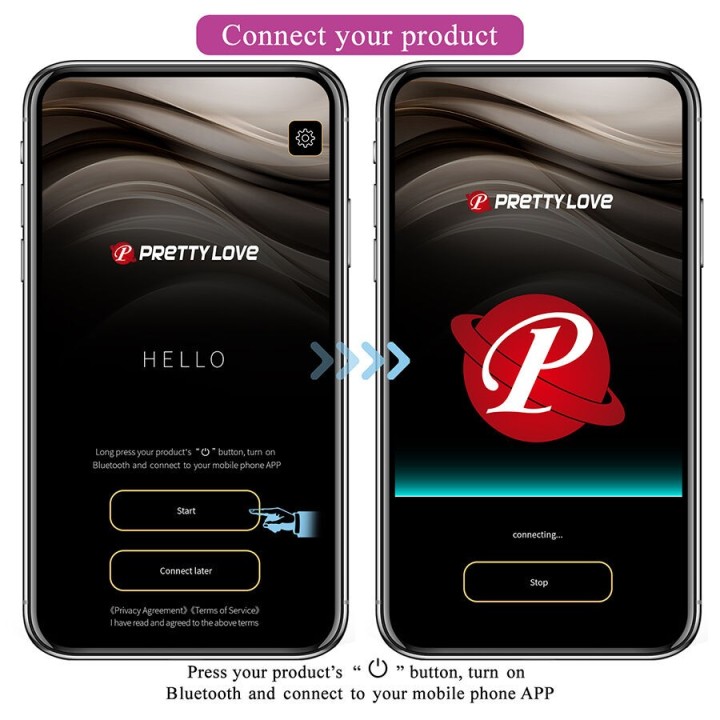 Dora Unsichtbarer Vibrator mit Kostenloser App von App Series