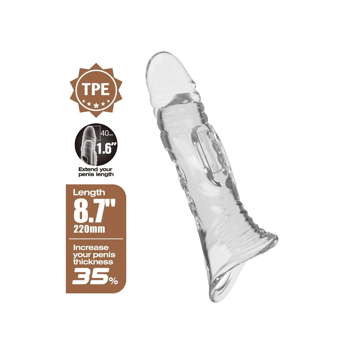 Transparente Penis-abdeckung von For Him