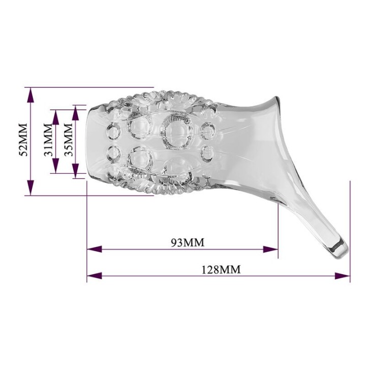 Geraldine Verdickende, Strukturierte, Transparente Funda von For Him