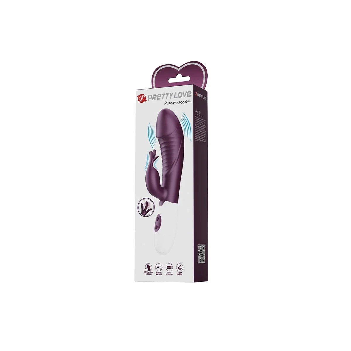 Rogue Muse 30-Funktionen-Hasenvibrator Lila von High Tech