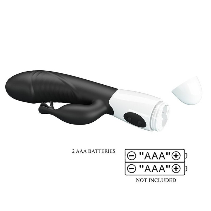 Rasmussen 30-Funktionen-Hase-Vibrator Schwarz von High Tech
