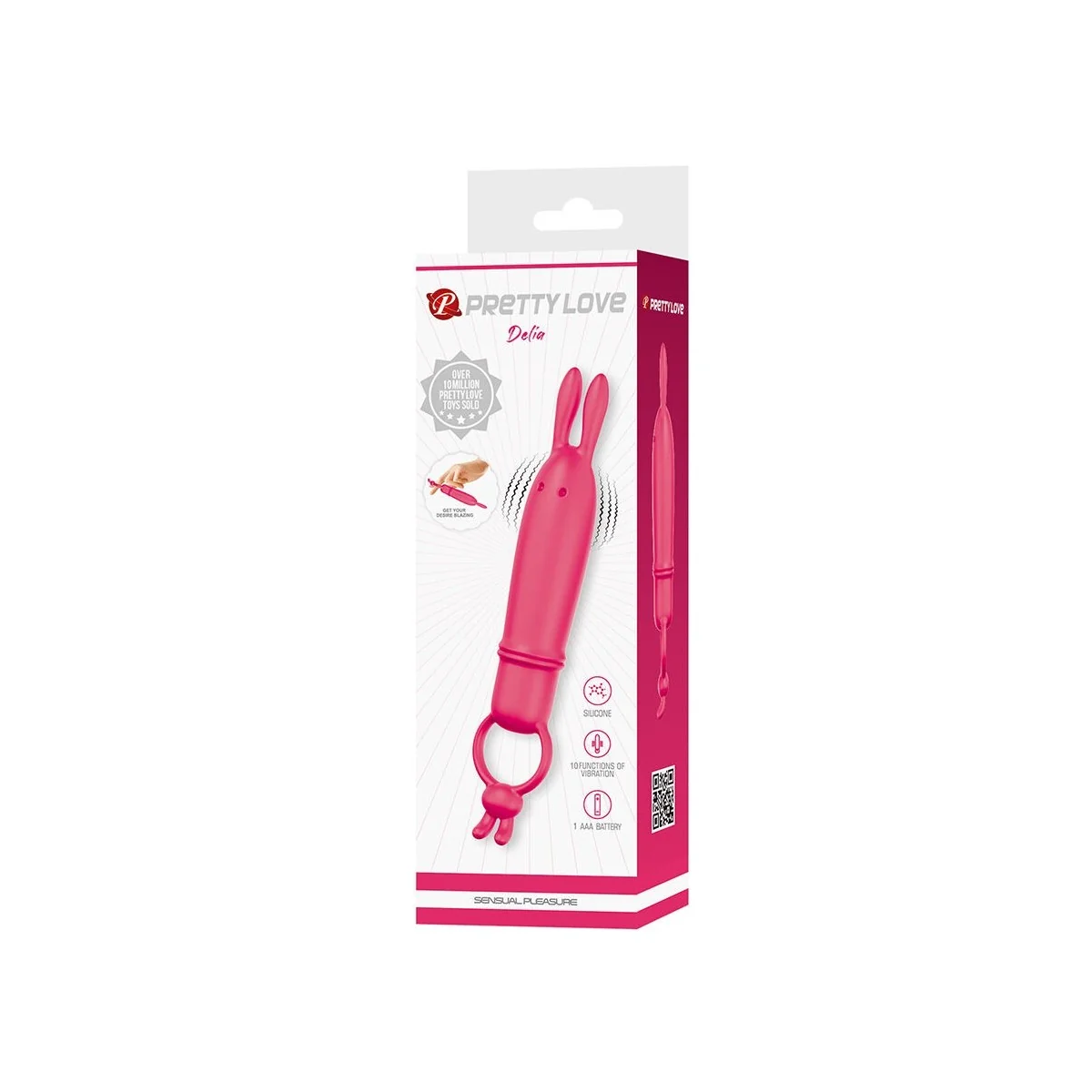 Delia Rabbit Vibrator mit Widerstandsring von For Him