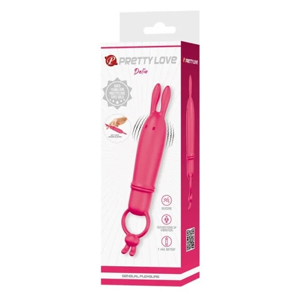 Delia Rabbit Vibrator mit Widerstandsring von For Him