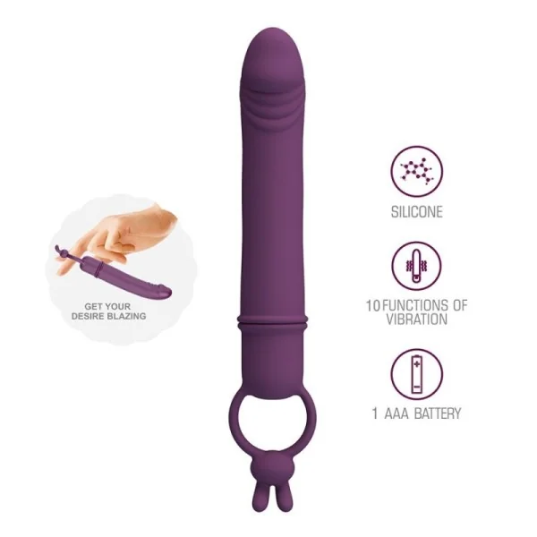 Cora Vibrator Penisform mit Widerstandsring von For Him