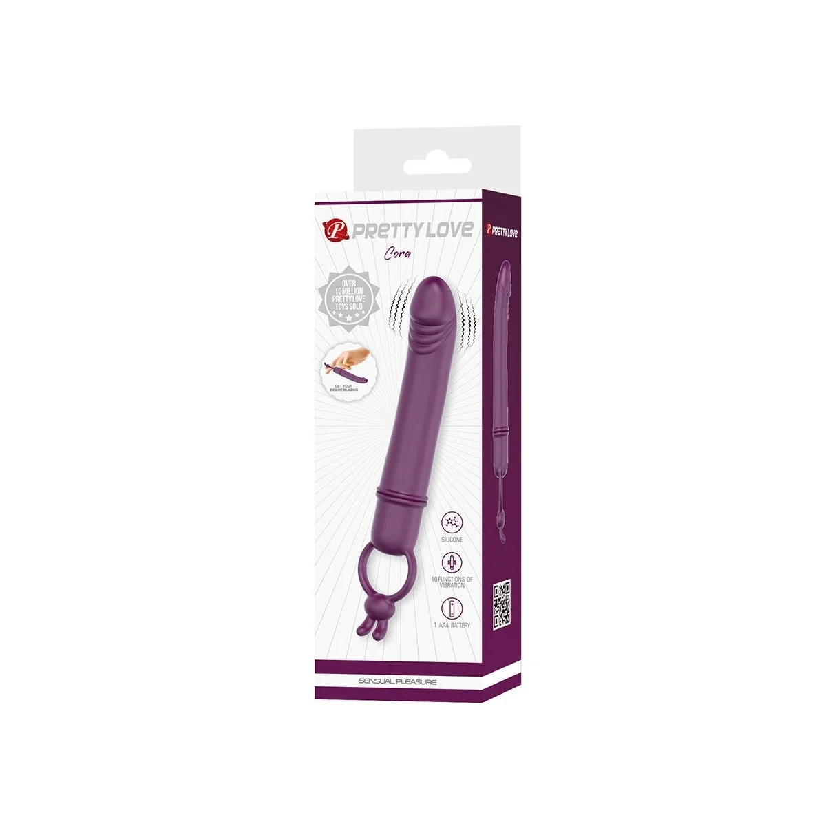 Cora Vibrator Penisform mit Widerstandsring von For Him