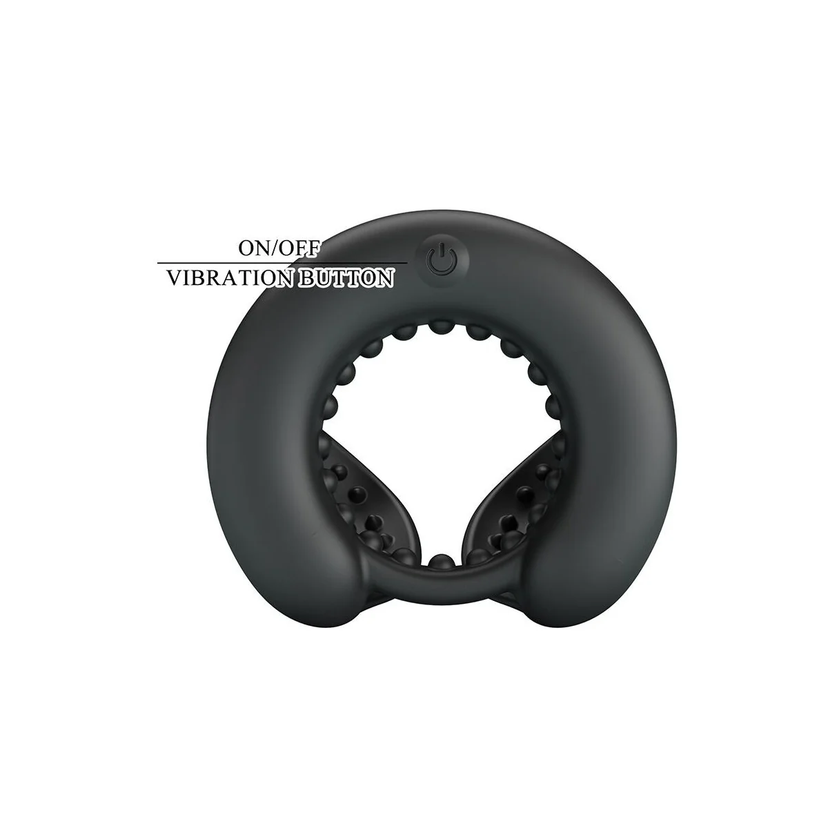 Quentin Penisring mit Hodenstimulator von For Him