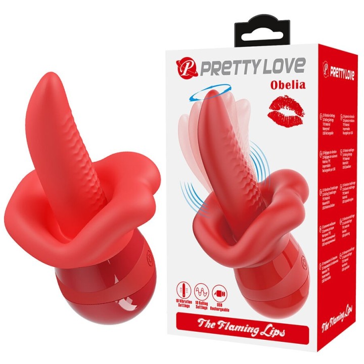Obelia Masturbator Zungenvibrator mit Orbitalbewegung von High Tech