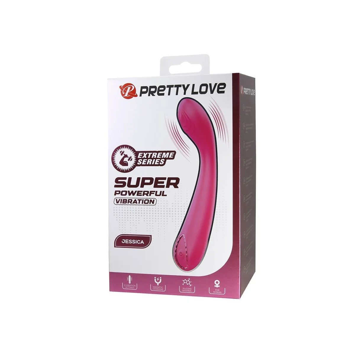 Jessica Hochleistungs-Vibrator In Pink von High Tech