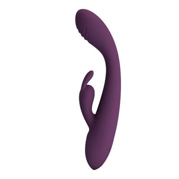 Emma Rabbit Lila Vibrator mit Stimulator von High Tech