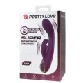 Emma Rabbit Lila Vibrator mit Stimulator von High Tech