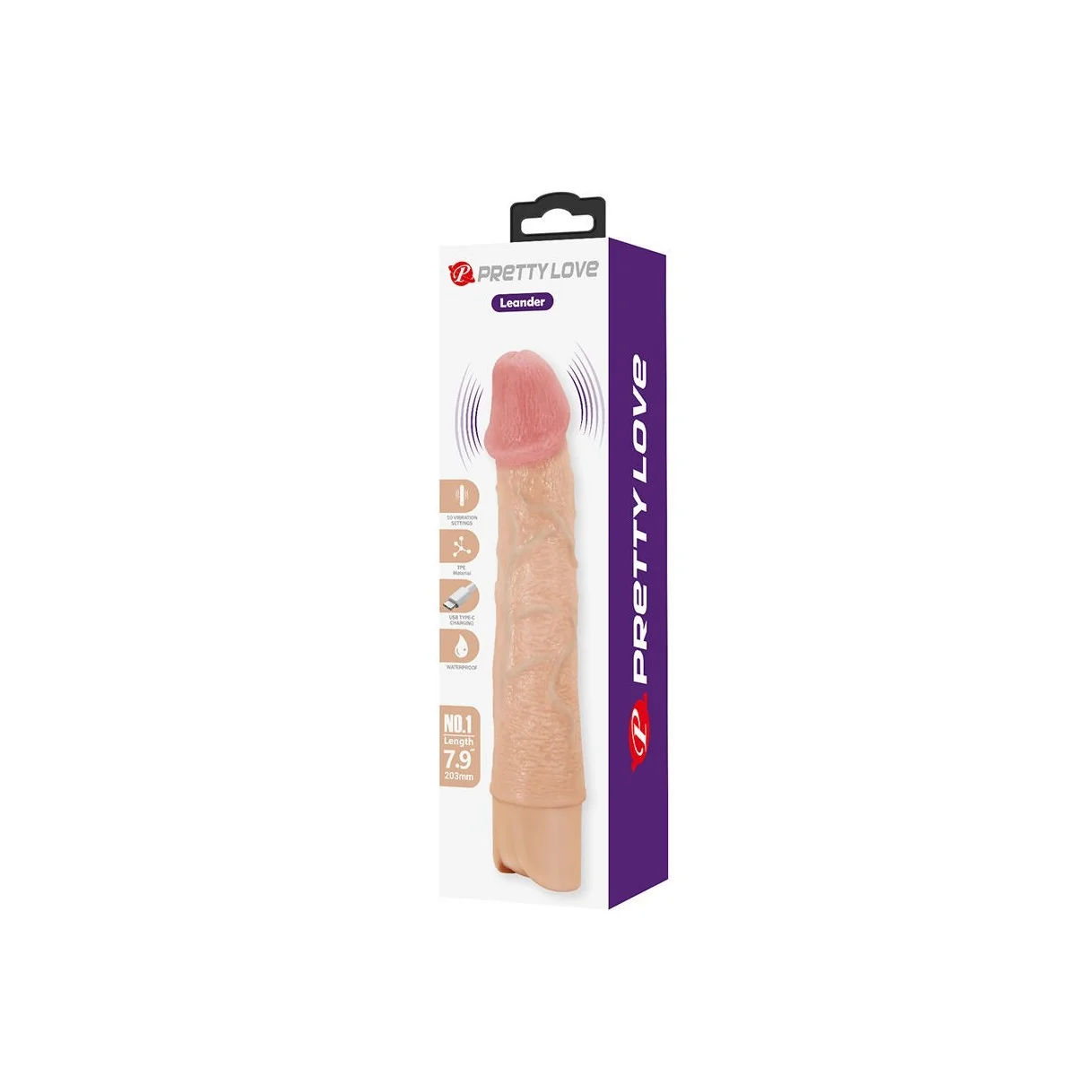 Leander Flexibler Realistischer Vibrator von Fun Toys
