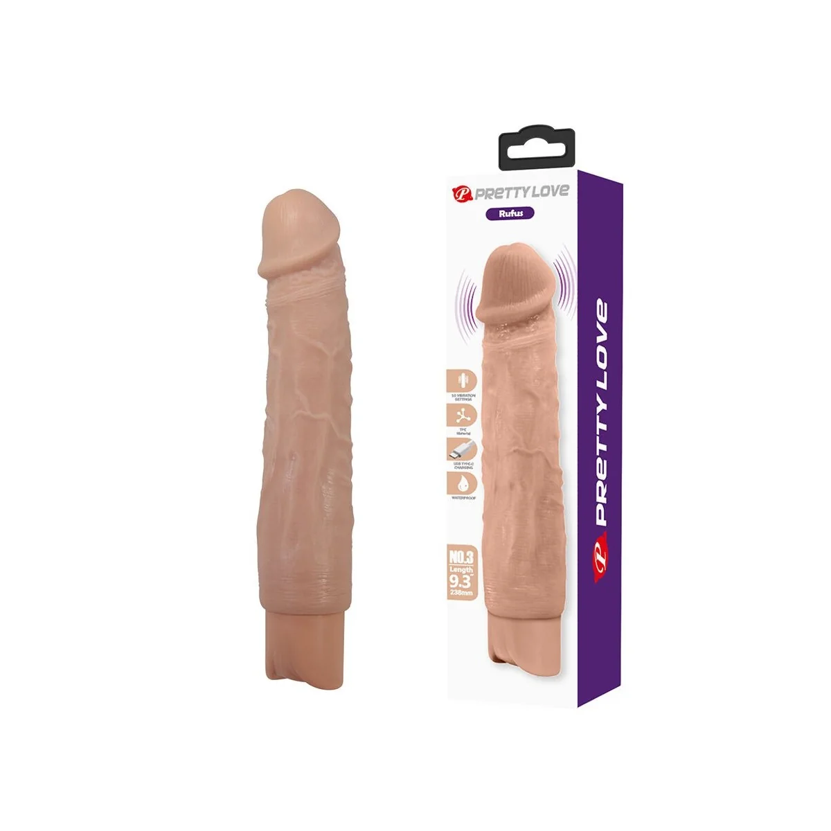 Rufus Flexibler Realistischer Vibrator von Fun Toys