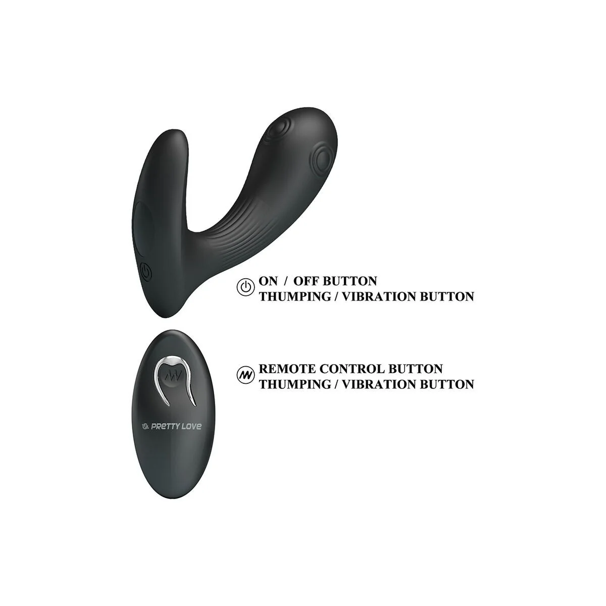 Mirabelle Prostatavibrator mit Fernbedienung von Remote Control