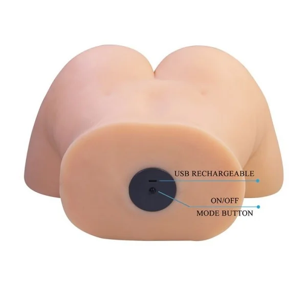 Liora Xxl Doppelter Vaginal- und Analmasturbator von Crazy Bull