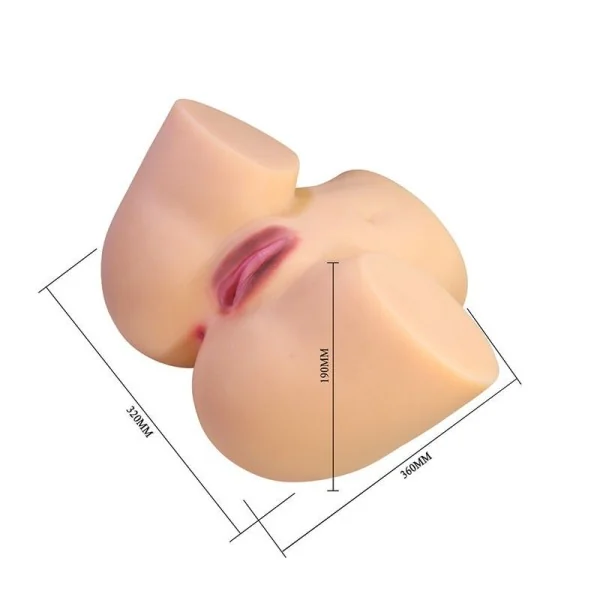 Liora Xxl Doppelter Vaginal- und Analmasturbator von Crazy Bull