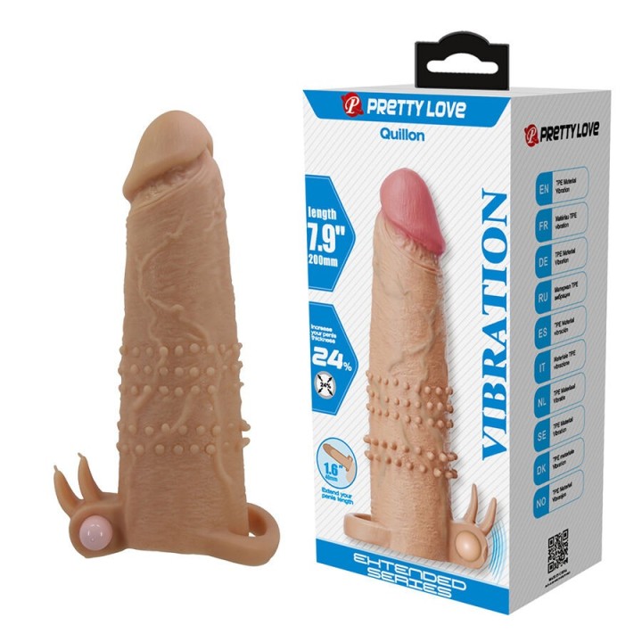 Quillon Penishülle mit Klitorisstimulator und Vibration von For Him