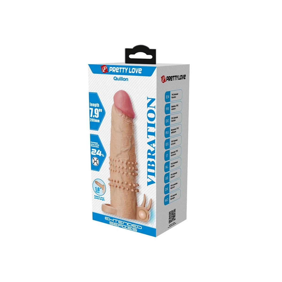 Quillon Penishülle mit Klitorisstimulator und Vibration von For Him