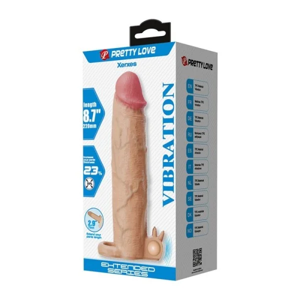 Xerxes Penishülle mit Klitoralstimulator und Vibration von For Him