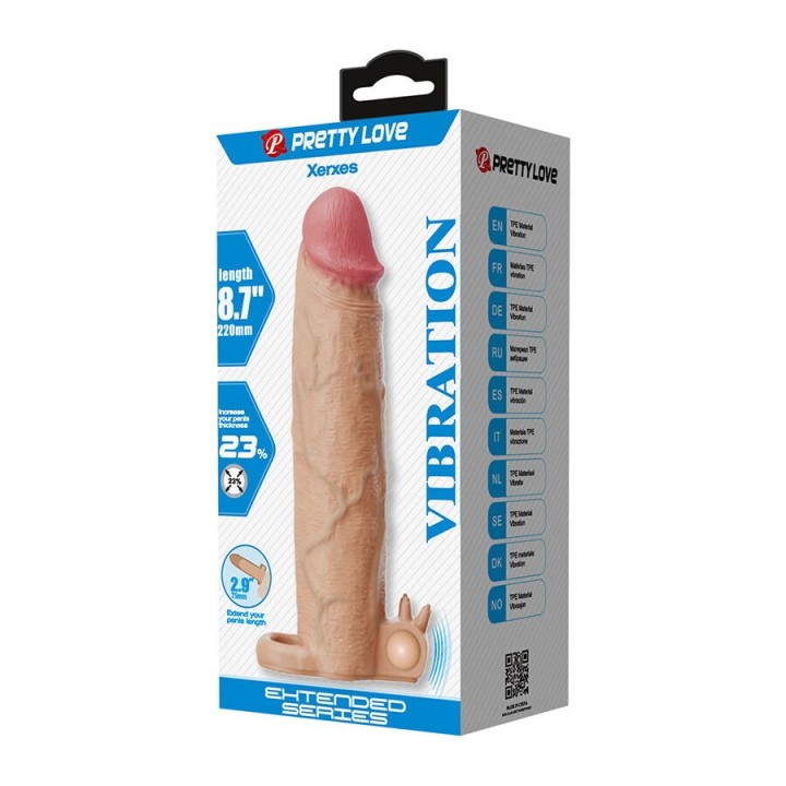 Xerxes Penishülle mit Klitoralstimulator und Vibration von For Him