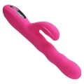 Winters Multifunktions-Hasenvibrator mit Led-Anzeige, Pink von High Tech