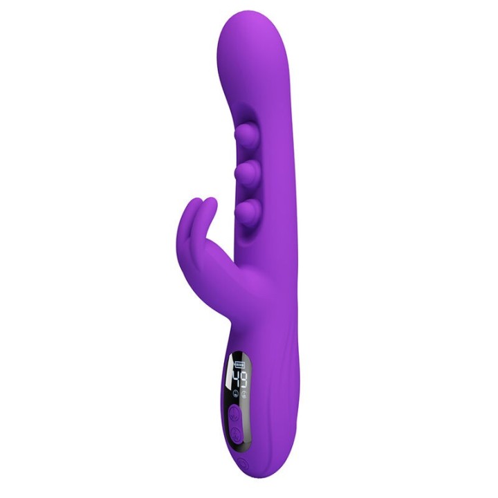Sabien Rabbit Vibrator mit Klopfstimulation und Lila Led von High Tech