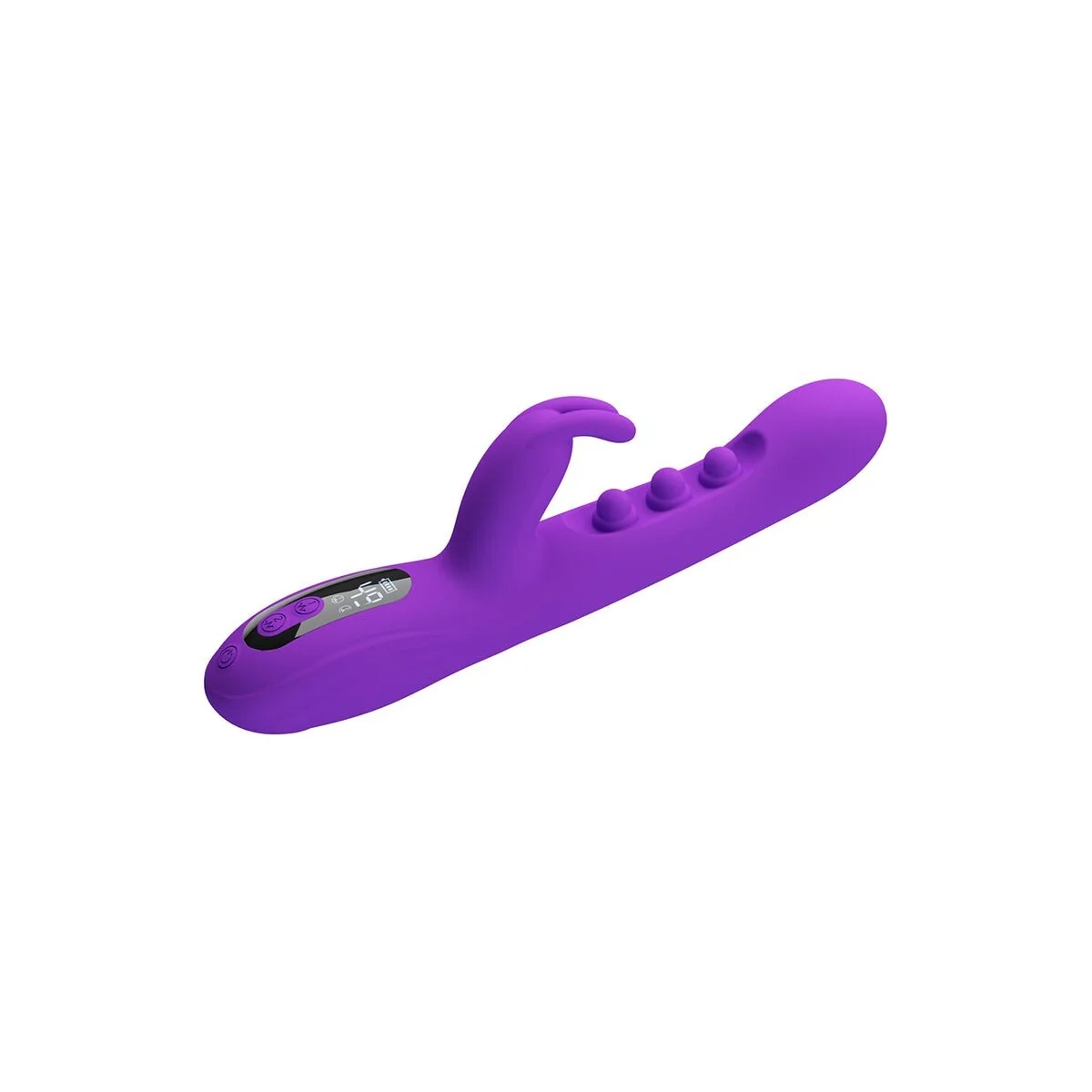 Sabien Rabbit Vibrator mit Klopfstimulation und Lila Led von High Tech