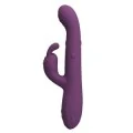 Dee Multifunktions-Hasenvibrator mit Oszillierender und Perkussiver Funktion, Lila von High Tech