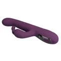 Dee Multifunktions-Hasenvibrator mit Oszillierender und Perkussiver Funktion, Lila von High Tech