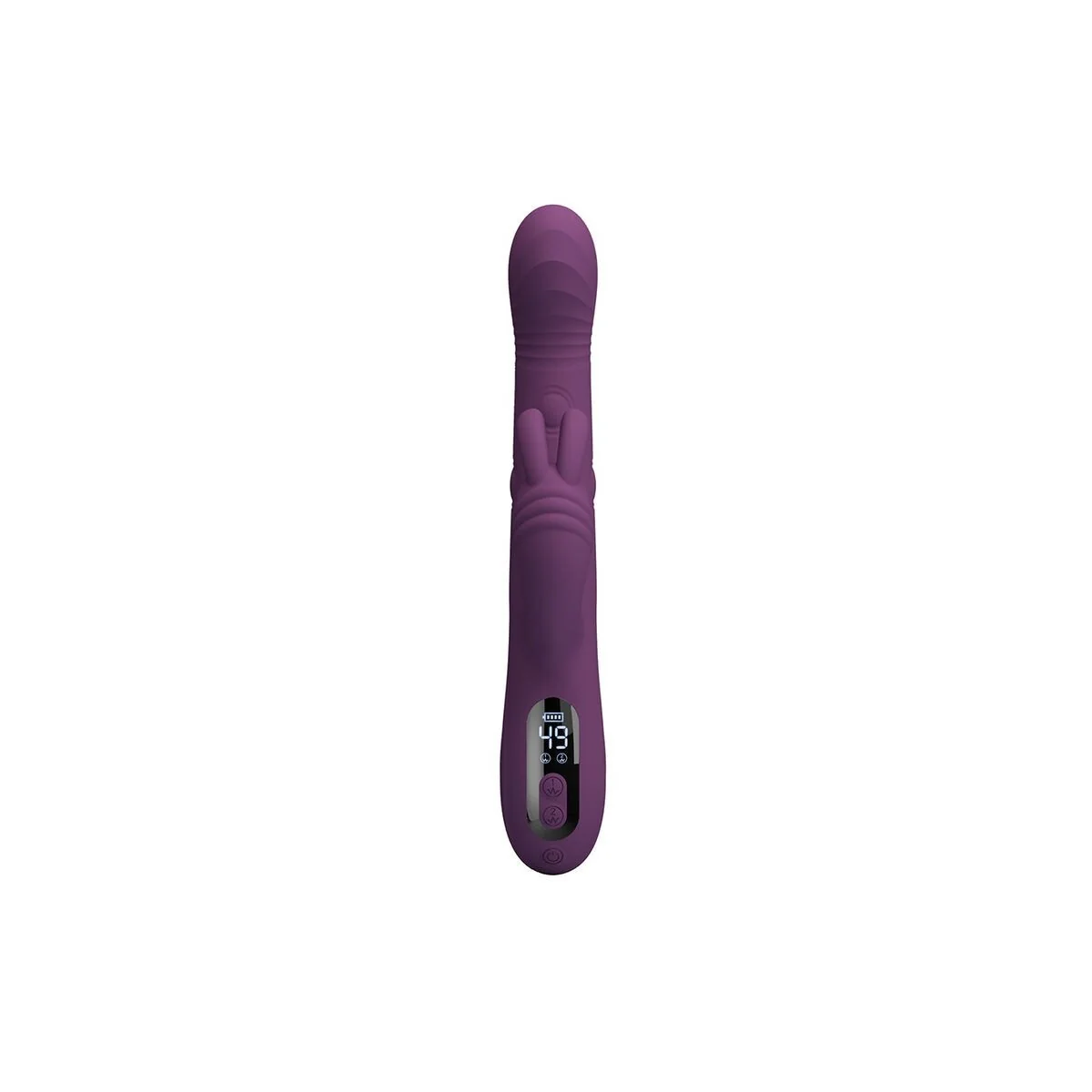 Dee Multifunktions-Hasenvibrator mit Oszillierender und Perkussiver Funktion, Lila von High Tech