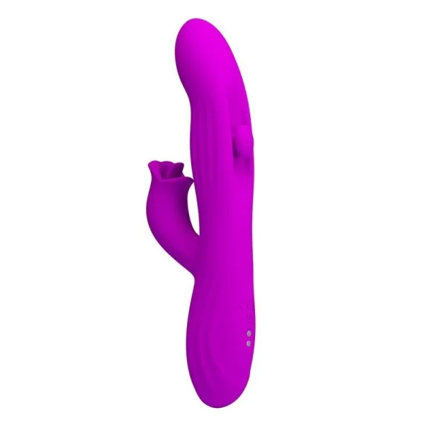 Yalanda Hase Oszillierender Vibrator mit Led-Anzeige, Lila von High Tech