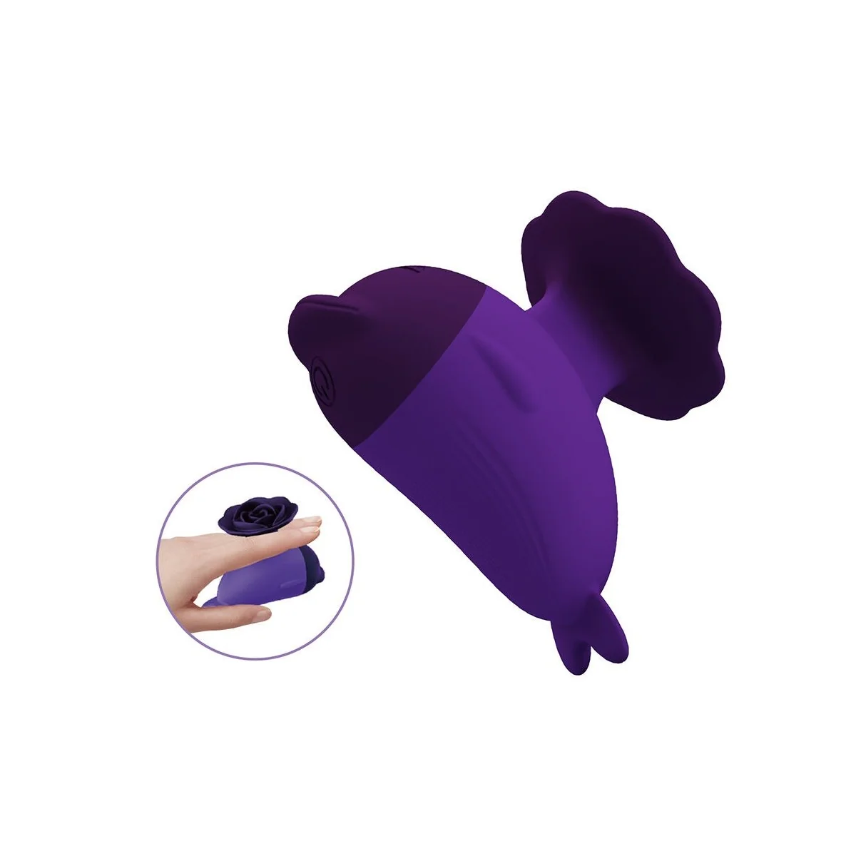 Dolphin Mini Vibrator mit Clip von Fun Toys