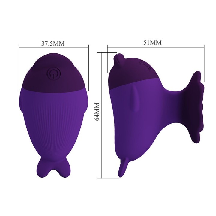 Dolphin Mini Vibrator mit Clip von Fun Toys