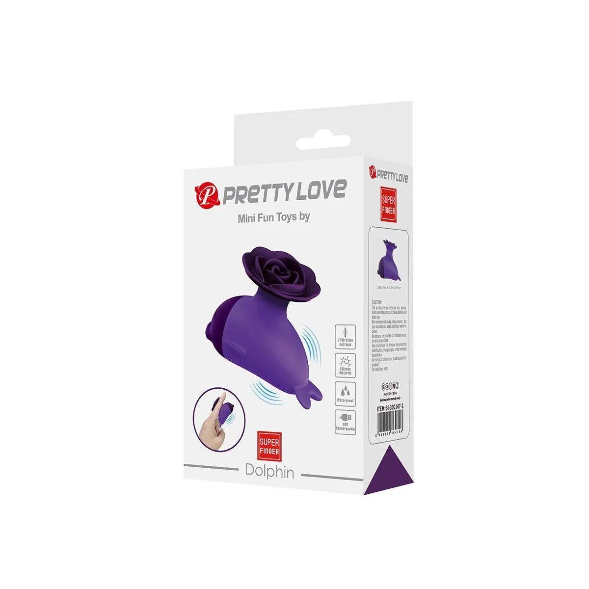Dolphin Mini Vibrator mit Clip von Fun Toys