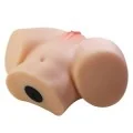 Vivian Doppelter Vaginal- und Analvibrationsmasturbator Flesh von Crazy Bull
