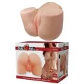 Julia Xxl Doppelter Vaginal- und Analvibrationsmasturbator Flesh von Crazy Bull