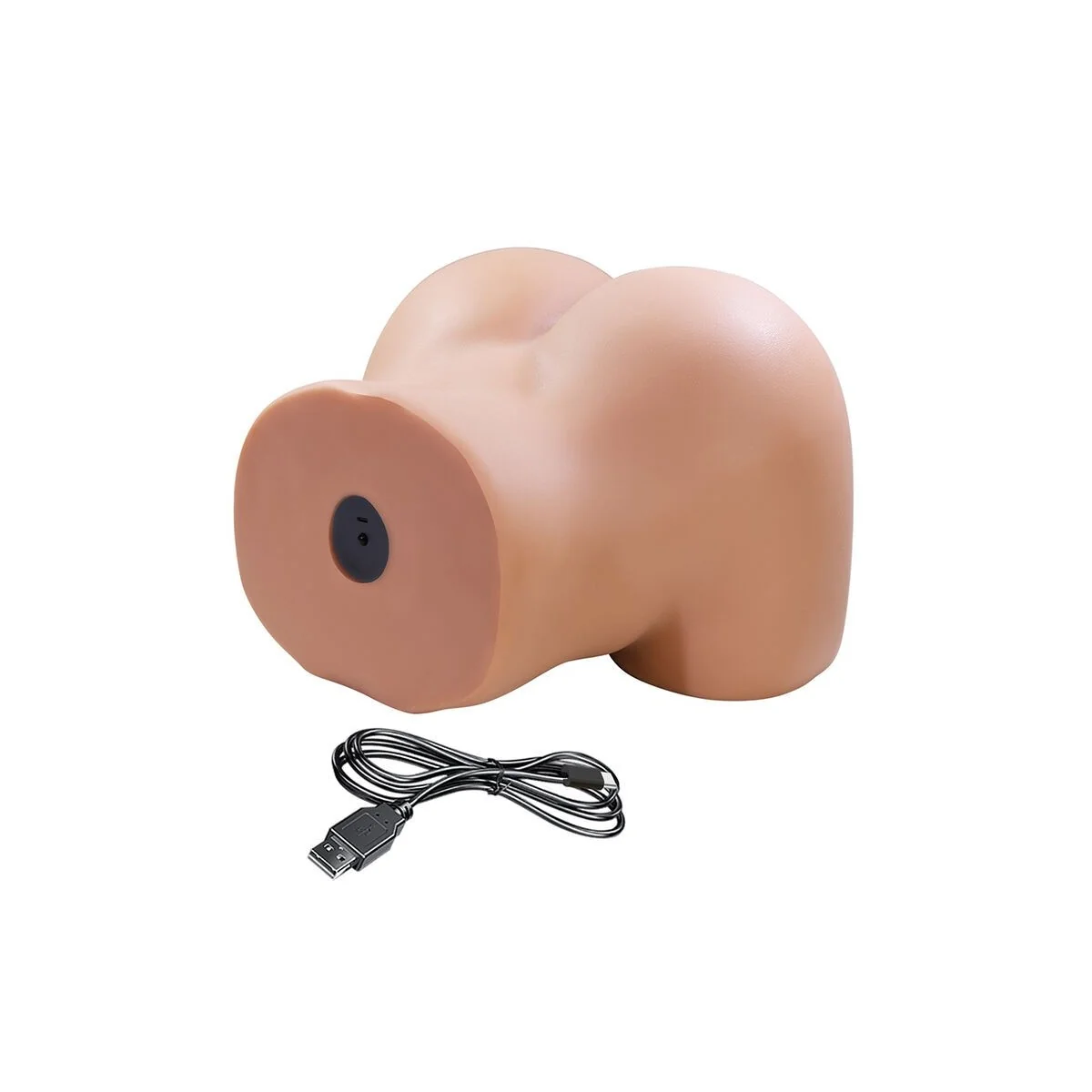 Julia Xxl Doppelter Vaginal- und Analvibrationsmasturbator Flesh von Crazy Bull