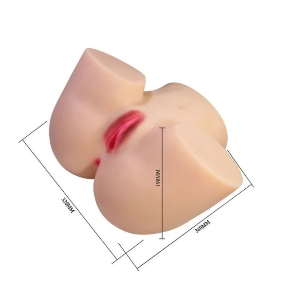 Liora Xxl Doppelter Vaginal- und Anal-Vibrationsmasturbator von Crazy Bull