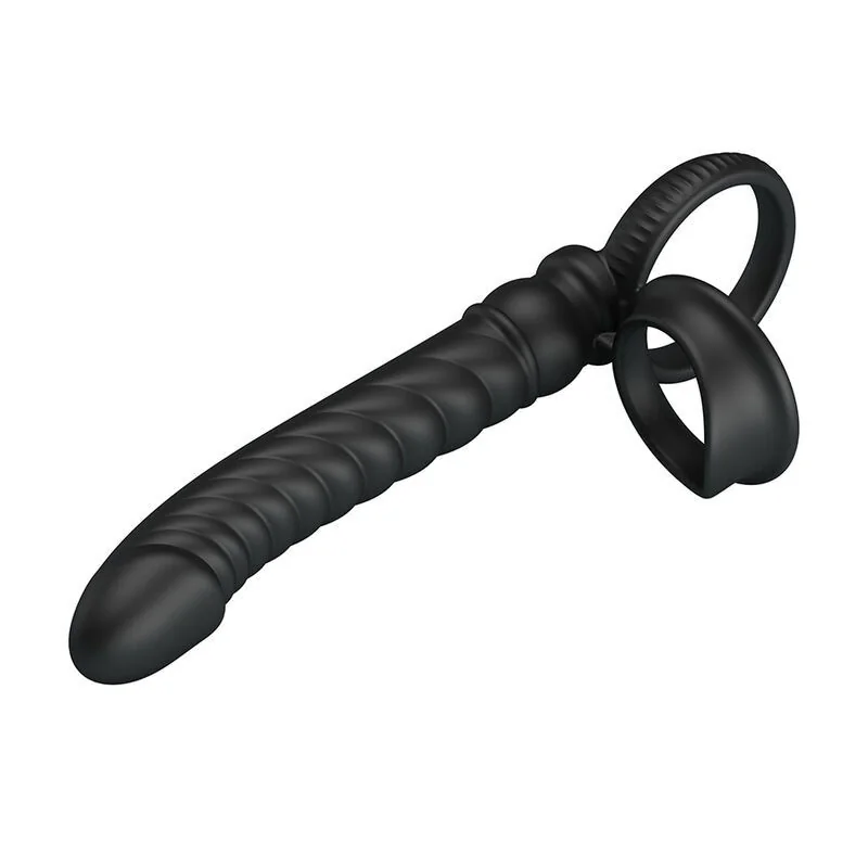 Merritt Analvibrator mit Ring und Vibrationsfunktion, Schwarz von For Him