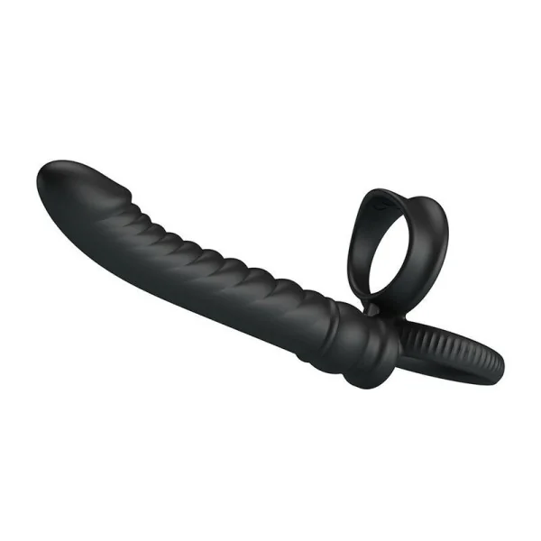 Merritt Analvibrator mit Ring und Vibrationsfunktion, Schwarz von For Him