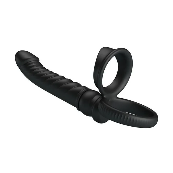Merritt Analvibrator mit Ring und Vibrationsfunktion, Schwarz von For Him
