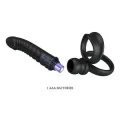 Merritt Analvibrator mit Ring und Vibrationsfunktion, Schwarz von For Him