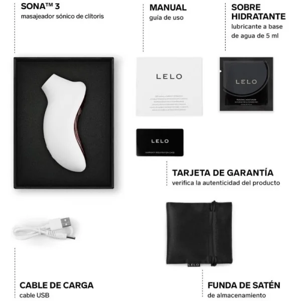 Sona 3 Sonic Klitarmassagecreme von Lelo | Fesselliebe.de