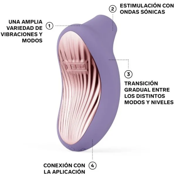 Sona 3 Sonic Clitoral Massager Violet Dusk von Lelo | Fesselliebe.de