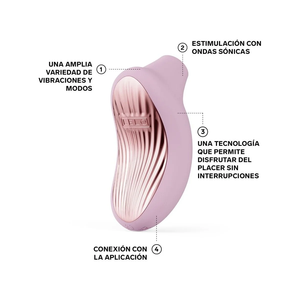 Sona 3 Cruise Sonic Klitoralsager Zartrosa von Lelo | Fesselliebe.de