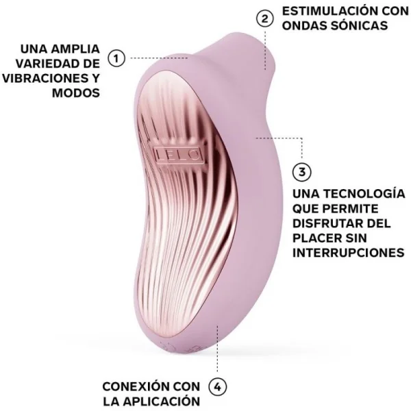 Sona 3 Cruise Sonic Klitoralsager Zartrosa von Lelo | Fesselliebe.de