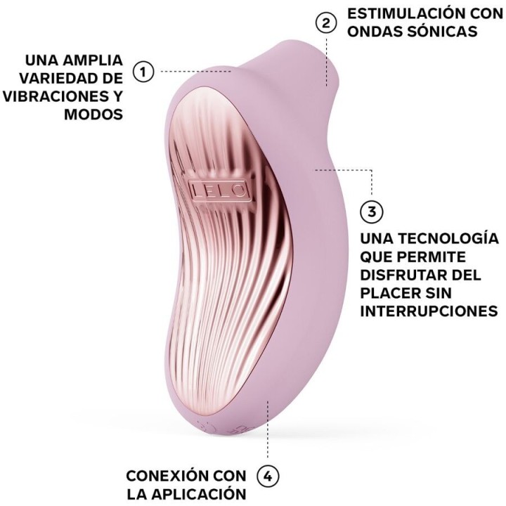 Sona 3 Cruise Sonic Klitoralsager Zartrosa von Lelo | Fesselliebe.de
