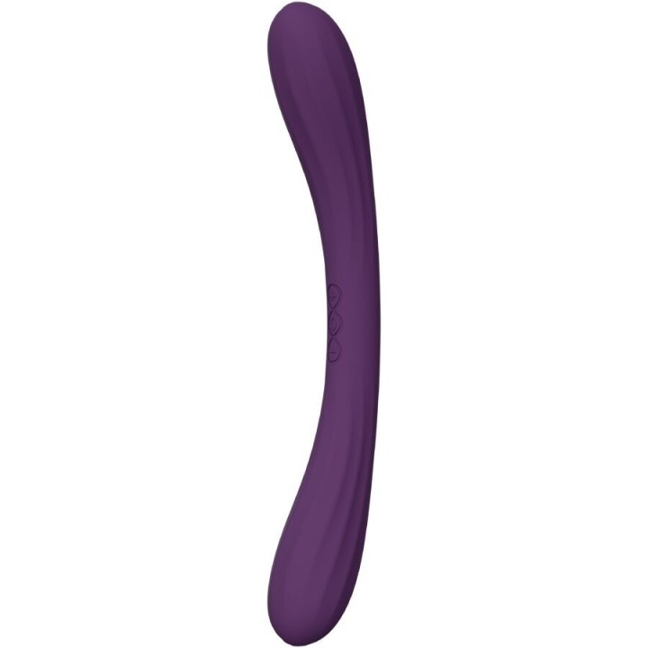Boomerang Doppelender Vibrator Lila von Lelo